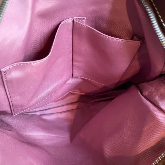 Authentic White "Coach" Purse - Picture 4 of 6